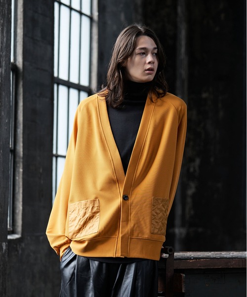 DOOPZ（ドープス）の「キルトポケットカーディガン（カーディガン/ボレロ・メンズ・ライトグレー/マスタード/ブラック・SMALL/MEDIUM/LARGE）」の11枚目の写真