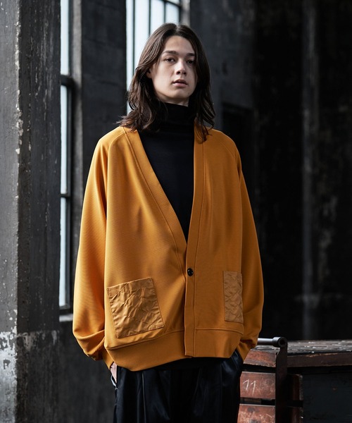 DOOPZ（ドープス）の「キルトポケットカーディガン（カーディガン/ボレロ・メンズ・ライトグレー/マスタード/ブラック・SMALL/MEDIUM/LARGE）」の13枚目の写真