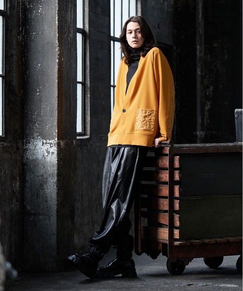 DOOPZ（ドープス）の「キルトポケットカーディガン（カーディガン/ボレロ・メンズ・ライトグレー/マスタード/ブラック・SMALL/MEDIUM/LARGE）」の22枚目の写真