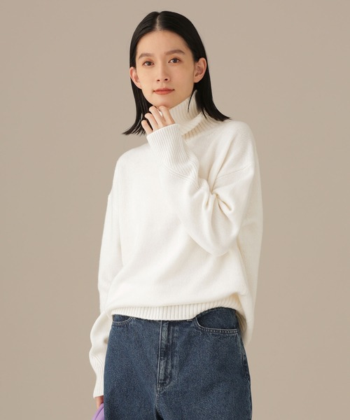 LB.03/ウールカシミヤタートルニットプルオーバー