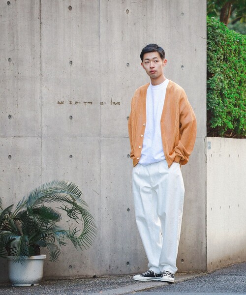 BEAMS（ビームス）の「BEAMS / 12ゲージ メッシュ カーディガン（カーディガン/ボレロ・メンズ・ブラック/グリーン/イエロー・S/M/L/XL）」の6枚目の写真