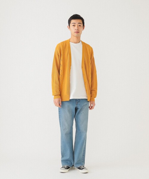 BEAMS（ビームス）の「BEAMS / 12ゲージ メッシュ カーディガン（カーディガン/ボレロ・メンズ・ブラック/グリーン/イエロー・S/M/L/XL）」の15枚目の写真