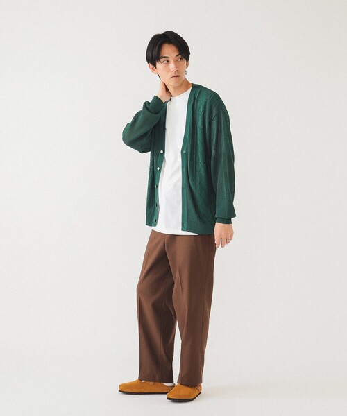 BEAMS（ビームス）の「BEAMS / 12ゲージ メッシュ カーディガン（カーディガン/ボレロ・メンズ・ブラック/グリーン/イエロー・S/M/L/XL）」の16枚目の写真