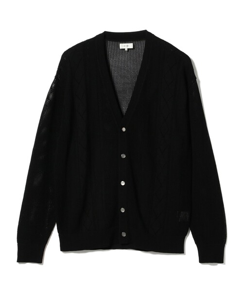 BEAMS（ビームス）の「BEAMS / 12ゲージ メッシュ カーディガン（カーディガン/ボレロ・メンズ・ブラック/グリーン/イエロー・S/M/L/XL）」の20枚目の写真