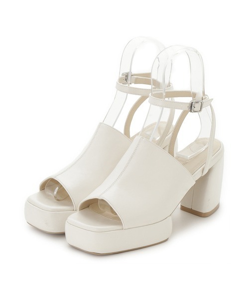 LILY BROWN(リリーブラウン)の「オープントゥサンダル(サンダル・レディース・ブラック/ホワイト/ブラウン・SMALL/MEDIUM/LARGE)」の2枚目の写真