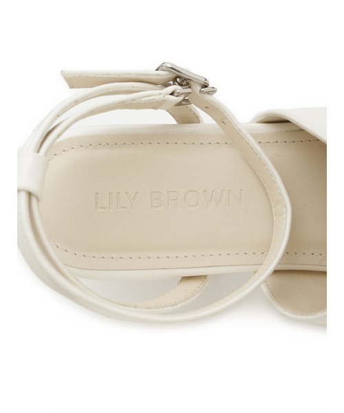 LILY BROWN(リリーブラウン)の「オープントゥサンダル(サンダル・レディース・ブラック/ホワイト/ブラウン・SMALL/MEDIUM/LARGE)」の6枚目の写真