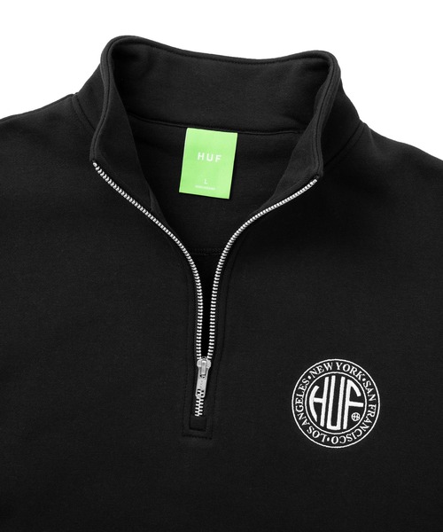 HUF（ハフ）の「REGIONAL HALF ZIP FLEECE/ HUF ハーフジップ