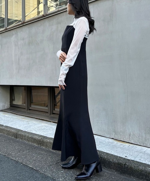 INGNI(イング)の「マーメイドキャミワンピース(ワンピース・レディース・ブラック/ブラウン・M)」の18枚目の写真