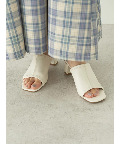 ORiental TRaffic(オリエンタルトラフィック)の「ORientalTRafficストレッチミュールサンダル(サンダル・レディース・ホワイト/ブラック/グリーン/ブルー・M/S/L)」の5枚目の写真