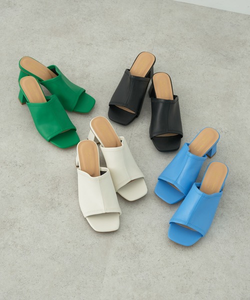 ORiental TRaffic(オリエンタルトラフィック)の「ORientalTRafficストレッチミュールサンダル(サンダル・レディース・ホワイト/ブラック/グリーン/ブルー・M/S/L)」の8枚目の写真