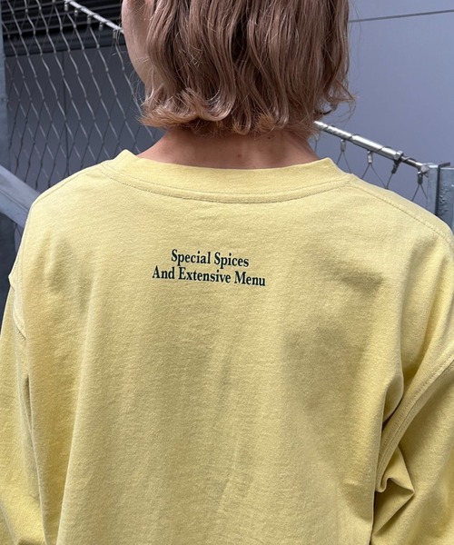 CIAOPANIC(チャオパニック)の「フロントロゴビッグロンT/USAコットン(Tシャツ/カットソー・レディース・チャコールグレー/イエロー/ホワイト・FREE)」の22枚目の写真