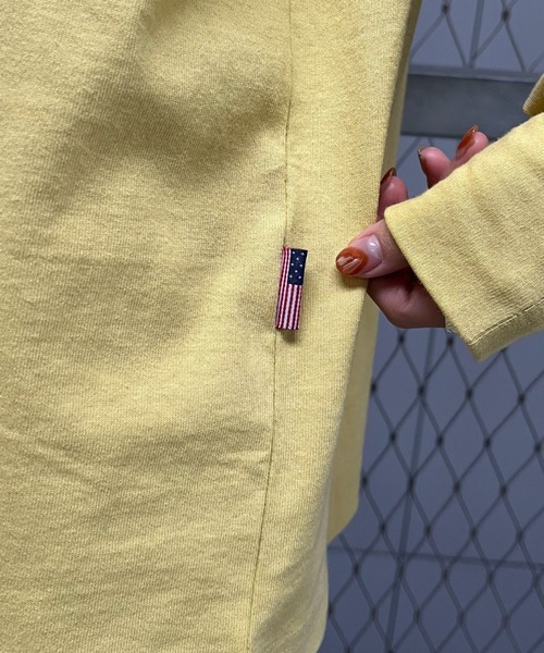 CIAOPANIC(チャオパニック)の「フロントロゴビッグロンT/USAコットン(Tシャツ/カットソー・レディース・チャコールグレー/イエロー/ホワイト・FREE)」の21枚目の写真
