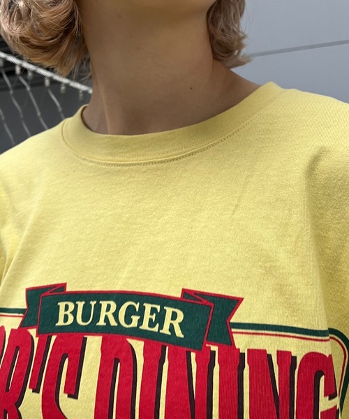 CIAOPANIC(チャオパニック)の「フロントロゴビッグロンT/USAコットン(Tシャツ/カットソー・レディース・チャコールグレー/イエロー/ホワイト・FREE)」の18枚目の写真