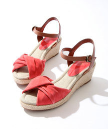 ジュートウェッジサンダル