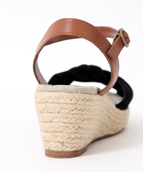 PICHE ABAHOUSE（ピシェ アバハウス）の「ジュートウェッジサンダル（サンダル・レディース・ブラック/オレンジ/カーキ/ライトブルー・S/L/M）」の7枚目の写真