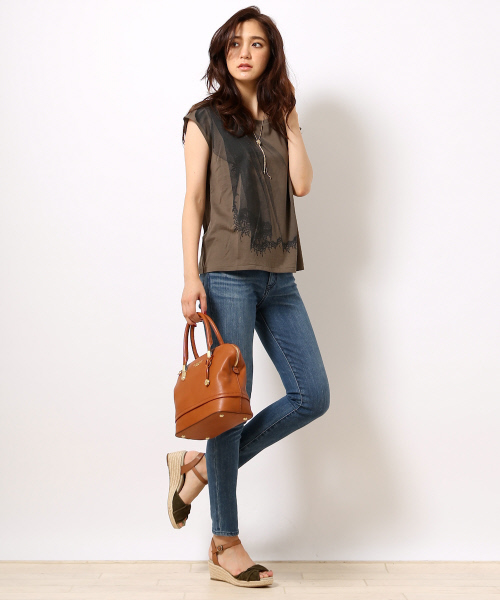 PICHE ABAHOUSE（ピシェ アバハウス）の「ジュートウェッジサンダル（サンダル・レディース・ブラック/オレンジ/カーキ/ライトブルー・S/L/M）」の12枚目の写真