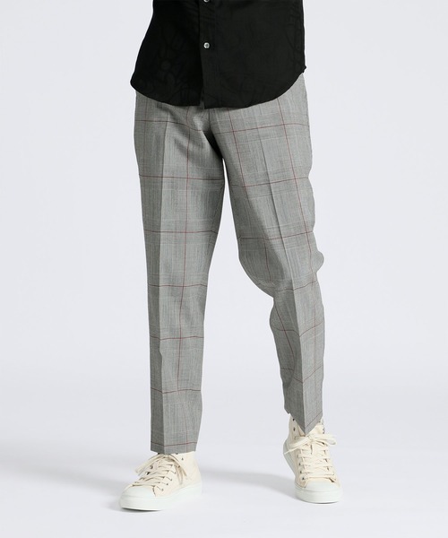 Vivienne Westwood MAN(ヴィヴィアンウエストウッドマン)の「グレンチェック クラシックトラウザーズ【139023 3308】(スラックス・メンズ・グレー・44/46/48)」の1枚目の写真