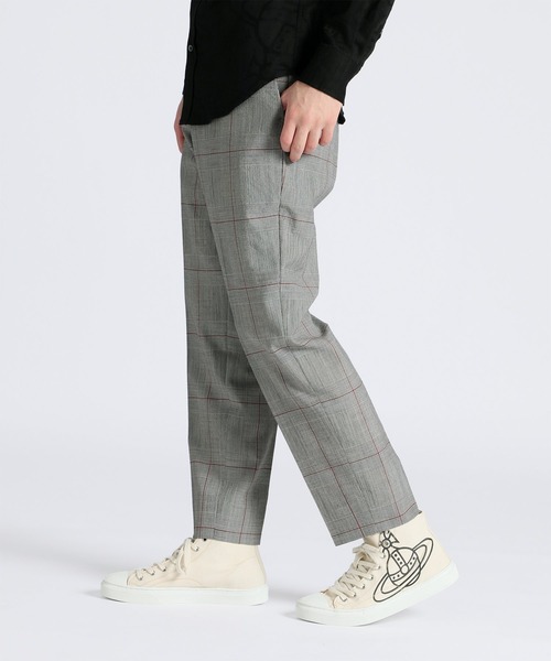 Vivienne Westwood MAN(ヴィヴィアンウエストウッドマン)の「グレンチェック クラシックトラウザーズ【139023 3308】(スラックス・メンズ・グレー・44/46/48)」の5枚目の写真