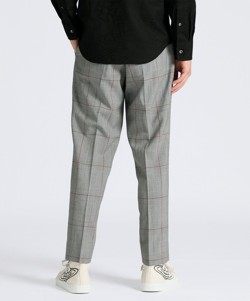 Vivienne Westwood MAN(ヴィヴィアンウエストウッドマン)の「グレンチェック クラシックトラウザーズ【139023 3308】(スラックス・メンズ・グレー・44/46/48)」の6枚目の写真