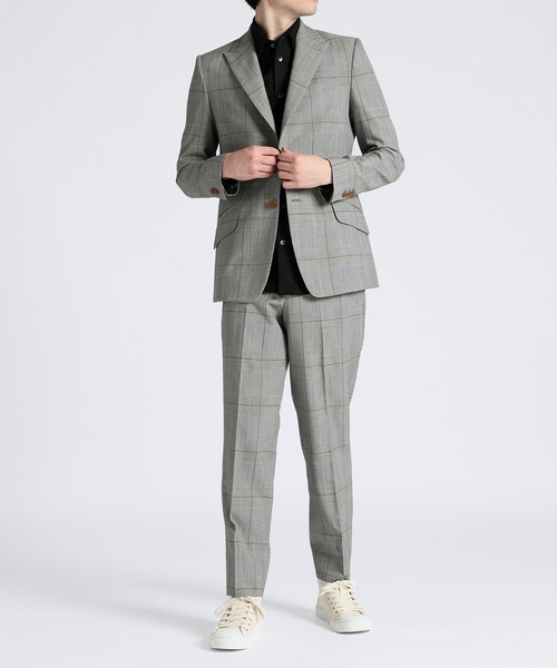 Vivienne Westwood MAN(ヴィヴィアンウエストウッドマン)の「グレンチェック クラシックトラウザーズ【139023 3308】(スラックス・メンズ・グレー・44/46/48)」の7枚目の写真