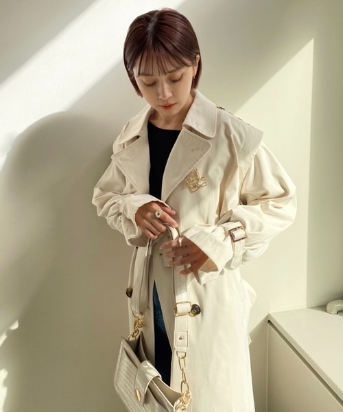 one after another NICE CLAUP(ワンアフターアナザーナイスクラップ)の「ブローチセットベルスリーブニット 2023SS(ニット/セーター・レディース・ブラック/アイボリー/ライトグレー/ピンク/ホワイト系その他・FREE)」の20枚目の写真