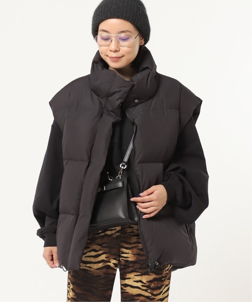 AP STUDIO（エーピーストゥディオ）の「ダウンベスト（ダウンジャケット/コート・レディース・ブラック・FREE）」の5枚目の写真