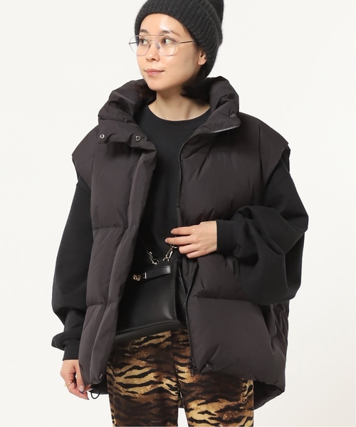 AP STUDIO（エーピーストゥディオ）の「ダウンベスト（ダウンジャケット/コート・レディース・ブラック・FREE）」の6枚目の写真