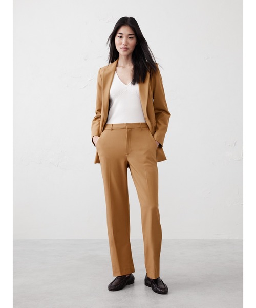 BANANA REPUBLIC FACTORY STORE（バナナリパブリック ファクトリーストア）の「BANANA REPUBLIC FACTORY STORE　　スカルプト ストレートパンツ（その他パンツ・レディース・ブラック/ワイン/ネイビー/ベージュ・0/2/4/6/00/8）」の20枚目の写真