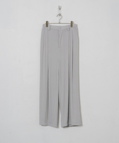 FRKM pleats wide slacks プリーツ　ワイドスラックス CASPER JOHN（キャスパージョン）の「Pleats slacks/プリーツ