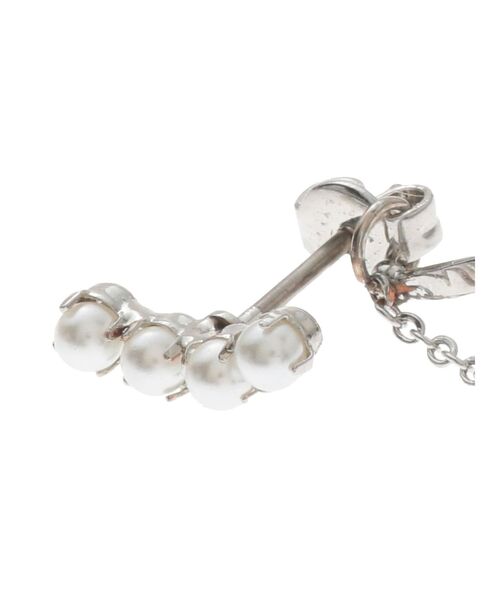 dazzlin（ダズリン）の「ウエーブパールピアス（ピアス（両耳用）・レディース・ゴールド/シルバー・FREE）」の6枚目の写真