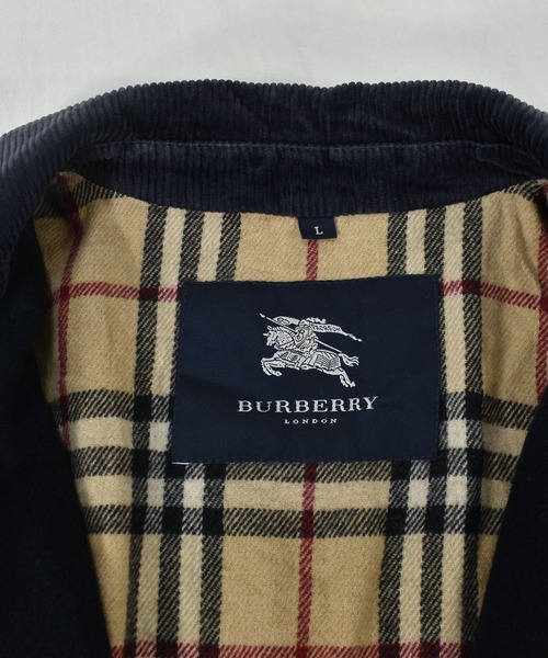 BURBERRY(バーバリー)の「【ヴィンテージ古着】BURBERRY LONDONN/バーバリー チェック柄ライナー フルジップジャケット ポルトガル製(ブルゾン・メンズ・ネイビー・LARGE)」の4枚目の写真