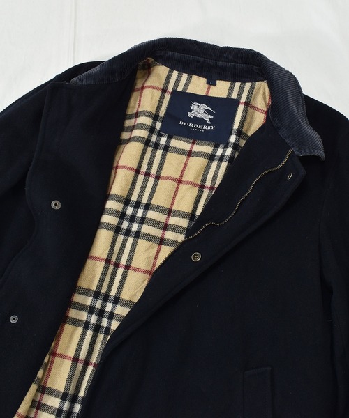 BURBERRY(バーバリー)の「【ヴィンテージ古着】BURBERRY LONDONN/バーバリー チェック柄ライナー フルジップジャケット ポルトガル製(ブルゾン・メンズ・ネイビー・LARGE)」の5枚目の写真