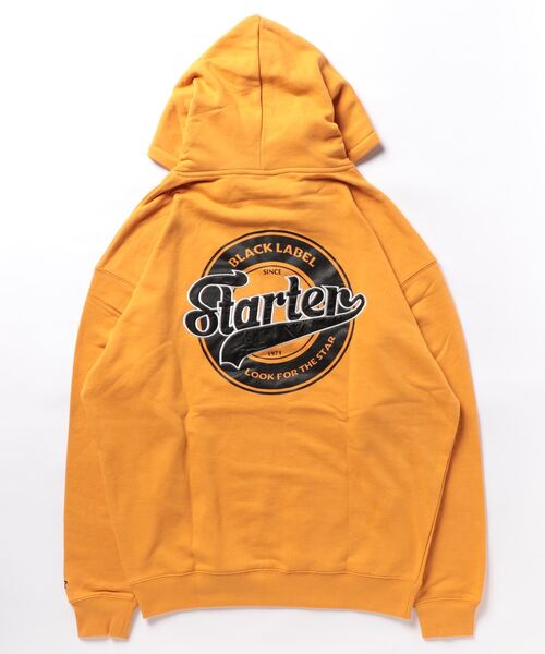 【STARTER】裏毛ハーフZIPプルパーカー