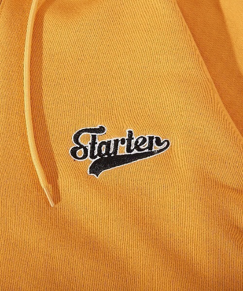 【STARTER】裏毛ハーフZIPプルパーカー