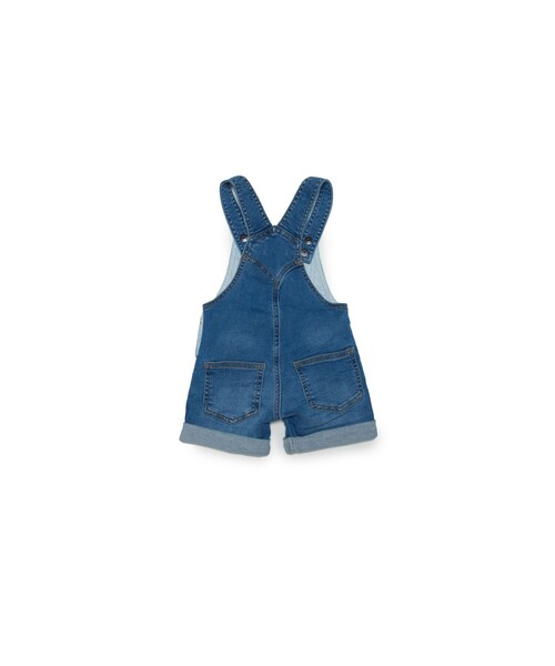 DIESEL(ディーゼル)の「ベビー デニムサロペット(サロペット/オーバーオール・キッズ・インディゴブルー・24M/18M/12M)」の3枚目の写真