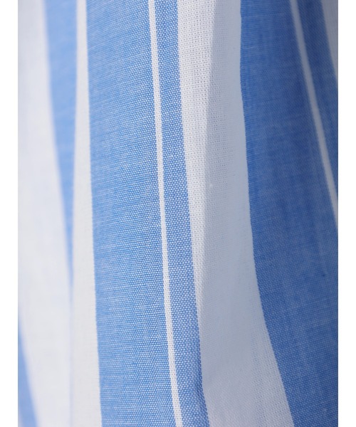 AMERICAN HOLIC（アメリカンホリック）の「ギャザーボイルブラウス（シャツ/ブラウス・レディース・ネイビー/オフホワイト/サックスブルー/ストライプ・M/L）」の9枚目の写真