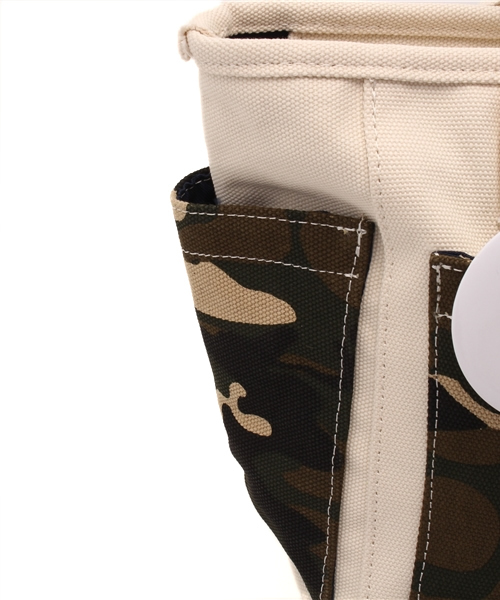 LBC(エルビーシー)の「COLDE ハンプポケットトート(トートバッグ・レディース・オフホワイト/ブラック/グリーン・ONE SIZE)」の13枚目の写真