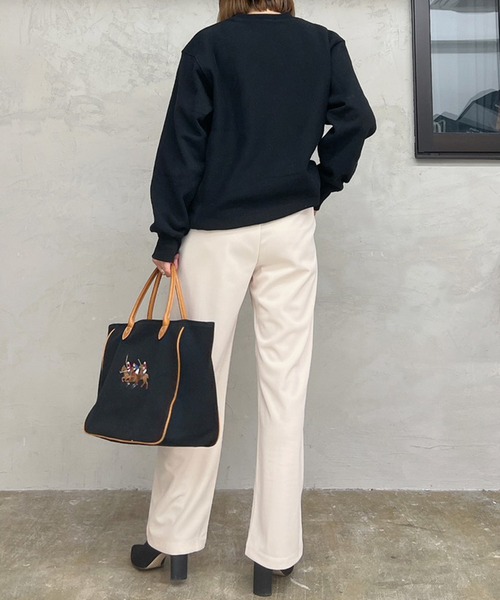 Vicente（ヴィセンテ）の「Pintuck pants（スラックス・レディース・ブラック/ベージュ・FREE）」の16枚目の写真