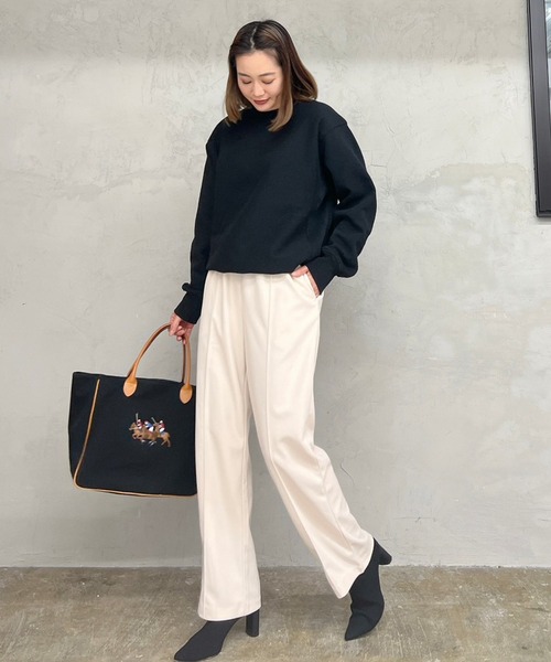 Vicente（ヴィセンテ）の「Pintuck pants（スラックス・レディース・ブラック/ベージュ・FREE）」の14枚目の写真