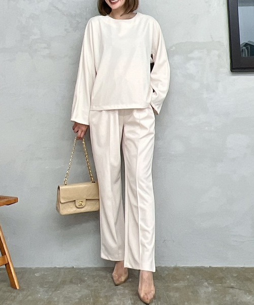 Vicente（ヴィセンテ）の「Pintuck pants（スラックス・レディース・ブラック/ベージュ・FREE）」の12枚目の写真