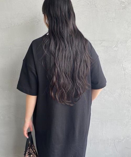 CHUMS（チャムス）の「[CHUMS/チャムス] ブービーバード ワンポイントロゴ刺繍ワンピース（ワンピース・レディース・グレイッシュベージュ/ダークグリーン/ブラック・L）」の13枚目の写真