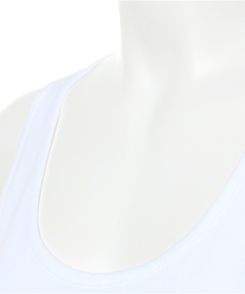 SHIPS for women(シップスフォーウィメン)の「★★ヘムフリルインナータンクトップ【無地】(タンクトップ・レディース・ライトホワイト・ONE SIZE)」の2枚目の写真