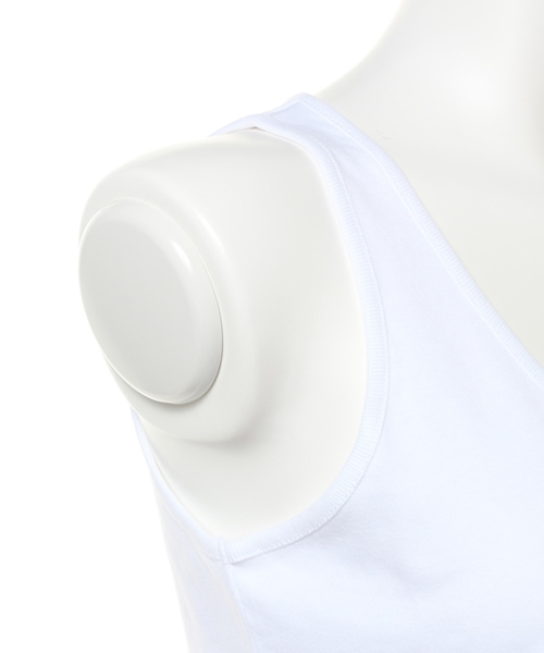 SHIPS for women(シップスフォーウィメン)の「★★ヘムフリルインナータンクトップ【無地】(タンクトップ・レディース・ライトホワイト・ONE SIZE)」の3枚目の写真