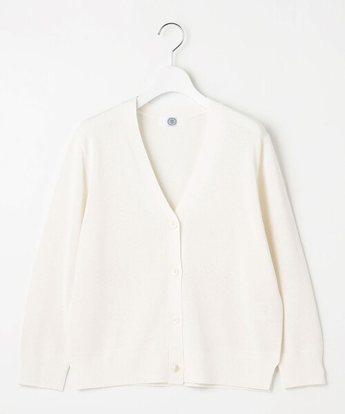 J.PRESS Ladies(J.プレス レディス)の「【洗える】リノナチュール Vネック カーディガン(カーディガン/ボレロ・レディース・ベージュ系/ブラック系/ホワイト系・SMALL)」の9枚目の写真