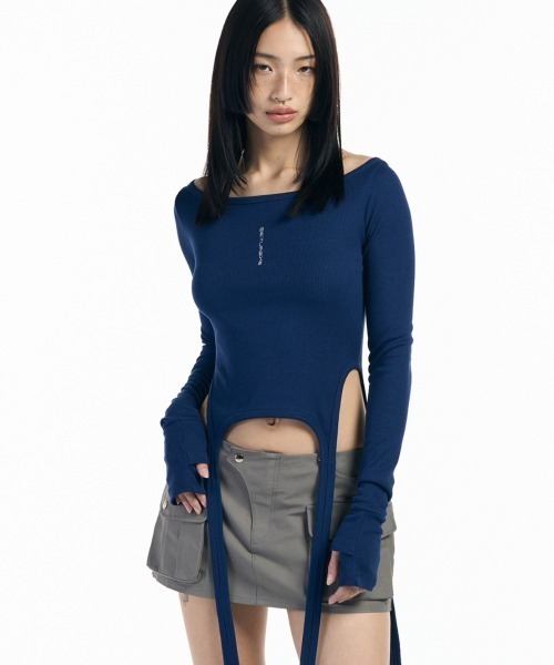 SETUPEXE トップス 長袖 新品未使用 SETUPEXE tシャツ 「SETUP‐EXE」BOLD LETTERING LOOSE TOP