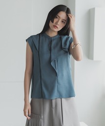 UNITED TOKYO | スキッパーリネンライクブラウス(シャツ/ブラウス)