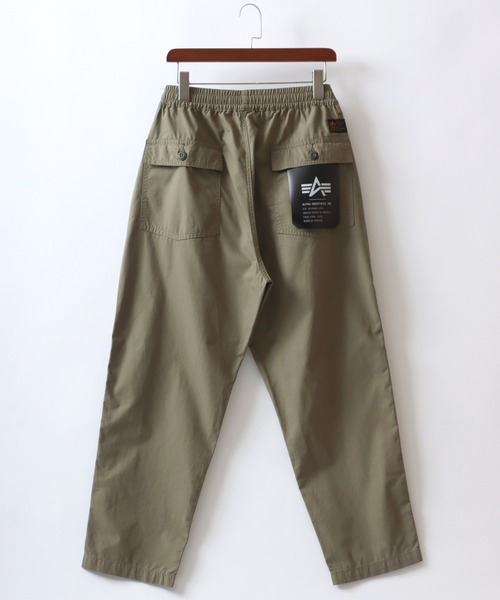 Alpha Industries(アルファインダストリーズ)の「ALPHA INDUSTRIES/アルファインダストリーズ EASY BAKER PANTS/ワイドテーパード イージーベーカーパンツ/ワークパンツ(チノパンツ・メンズ・ダークグレー/アイボリー/オリーブ/ブラック・M/L/XL)」の15枚目の写真