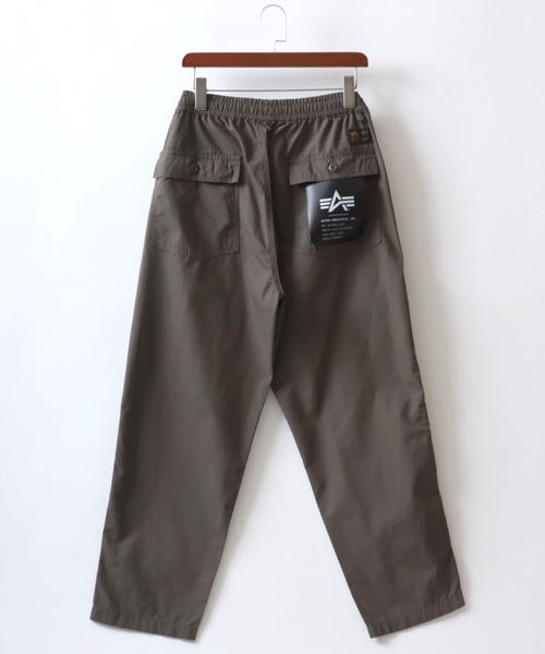 Alpha Industries(アルファインダストリーズ)の「ALPHA INDUSTRIES/アルファインダストリーズ EASY BAKER PANTS/ワイドテーパード イージーベーカーパンツ/ワークパンツ(チノパンツ・メンズ・ダークグレー/アイボリー/オリーブ/ブラック・M/L/XL)」の5枚目の写真