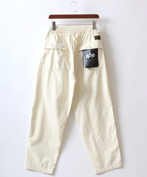 Alpha Industries(アルファインダストリーズ)の「ALPHA INDUSTRIES/アルファインダストリーズ EASY BAKER PANTS/ワイドテーパード イージーベーカーパンツ/ワークパンツ(チノパンツ・メンズ・ダークグレー/アイボリー/オリーブ/ブラック・M/L/XL)」の16枚目の写真