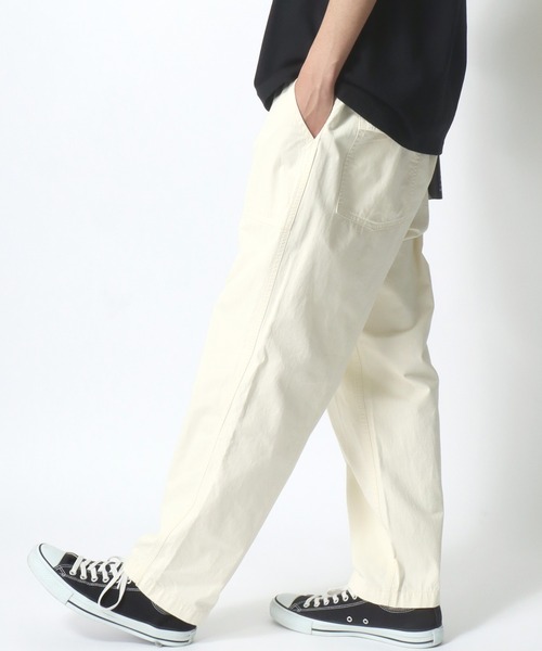 Alpha Industries(アルファインダストリーズ)の「ALPHA INDUSTRIES/アルファインダストリーズ EASY BAKER PANTS/ワイドテーパード イージーベーカーパンツ/ワークパンツ(チノパンツ・メンズ・ダークグレー/アイボリー/オリーブ/ブラック・M/L/XL)」の20枚目の写真